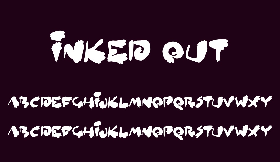 Inked Out font