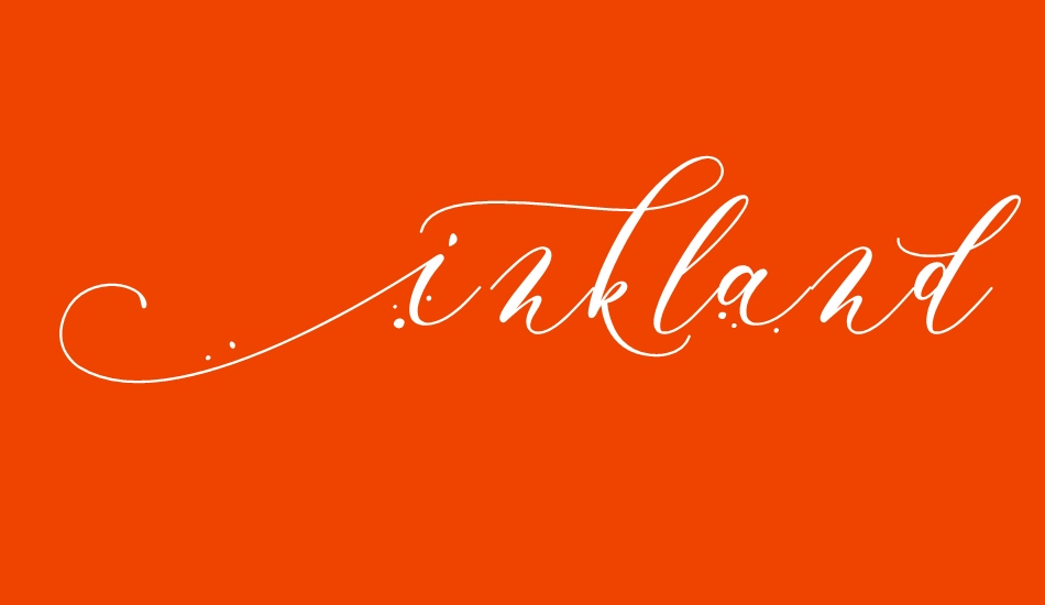 Inkland font big