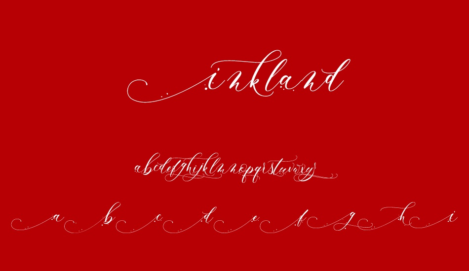 Inkland font