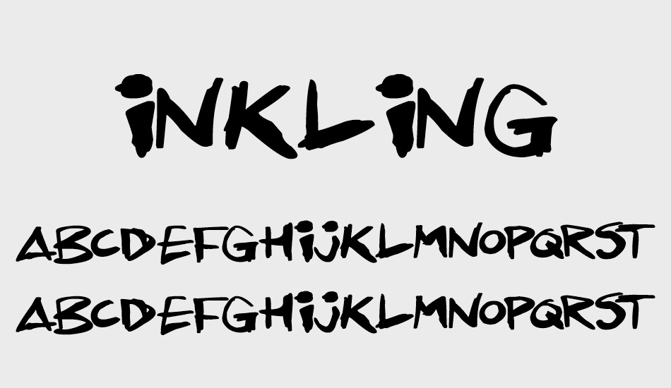 Inkling font