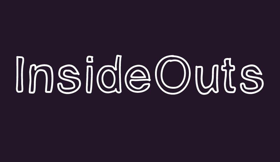 InsideOutside font big