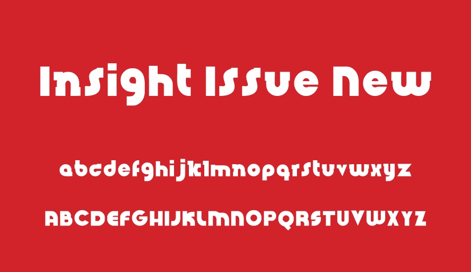 Insight Issue New font