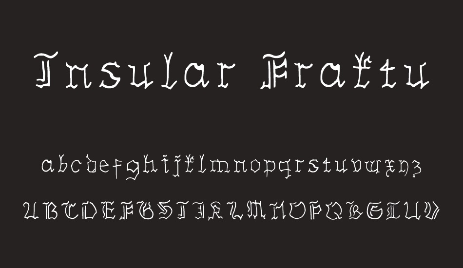 Insular Fraktur font