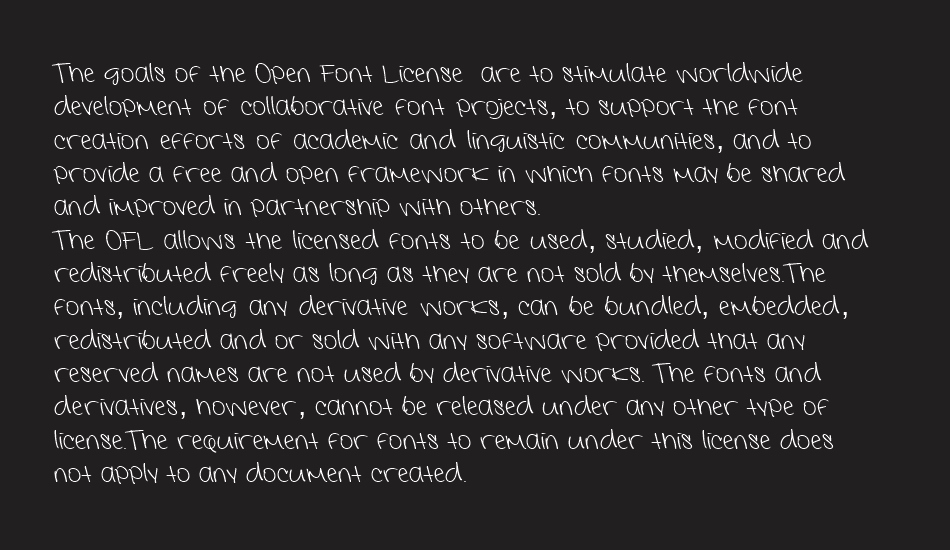 Interconnected Demo font 1