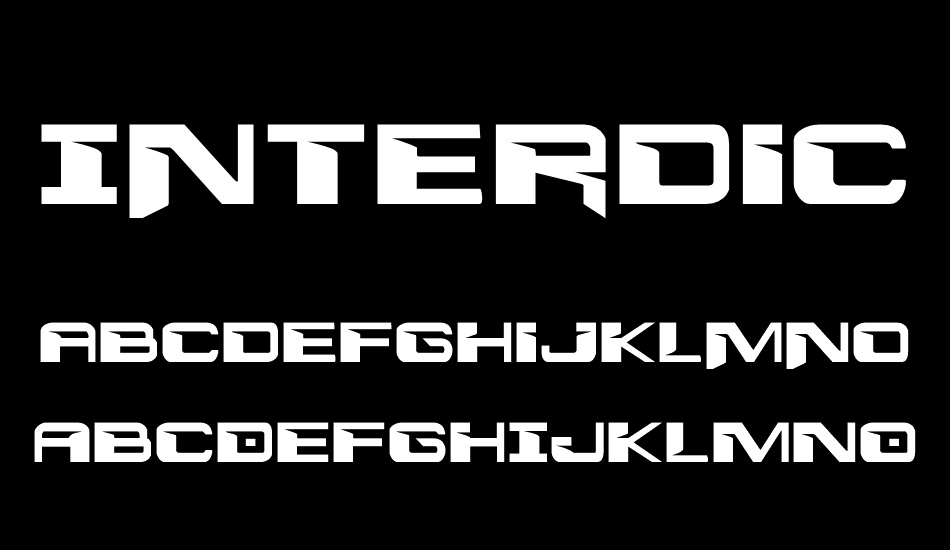 Interdiction font