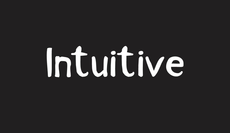 Intuitive font big