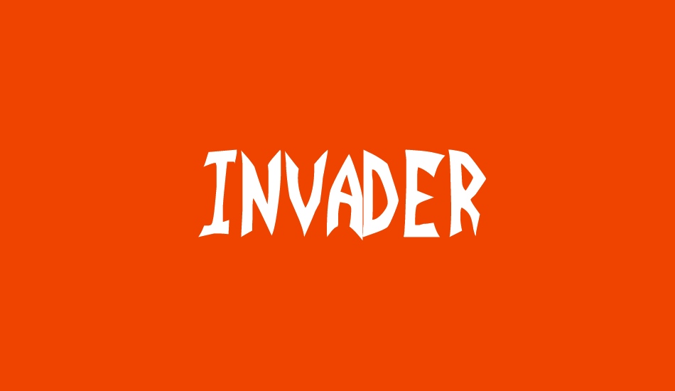 INVADER font big