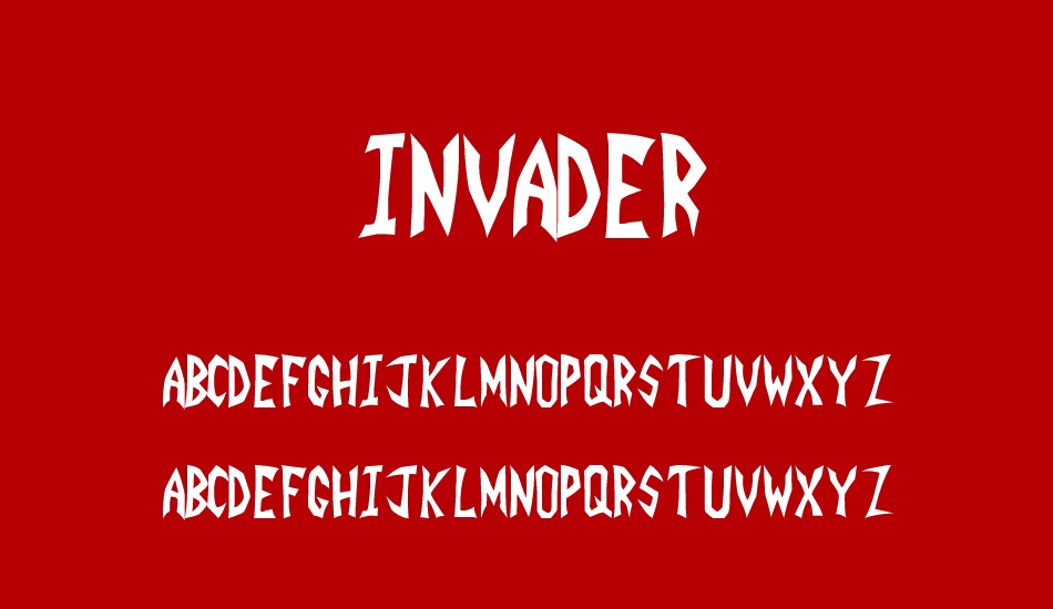 INVADER font