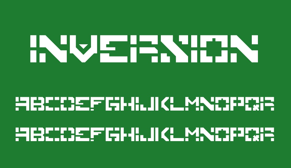 Inversion font