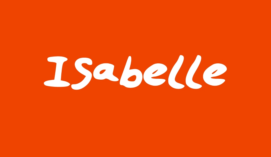 Isabelle font big