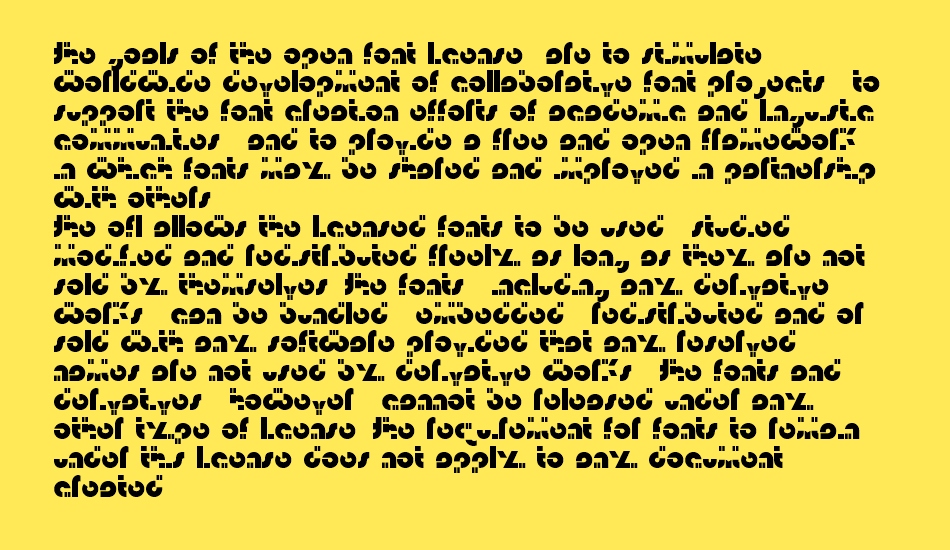 Isamu font 1