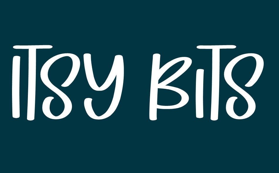 Itsy Bitsy font big