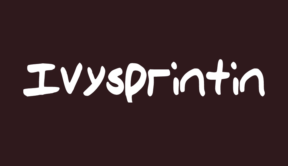 IvysPrinting font big