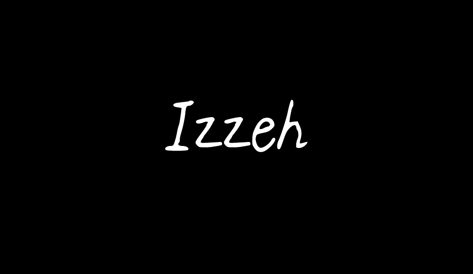 Izzeh font big