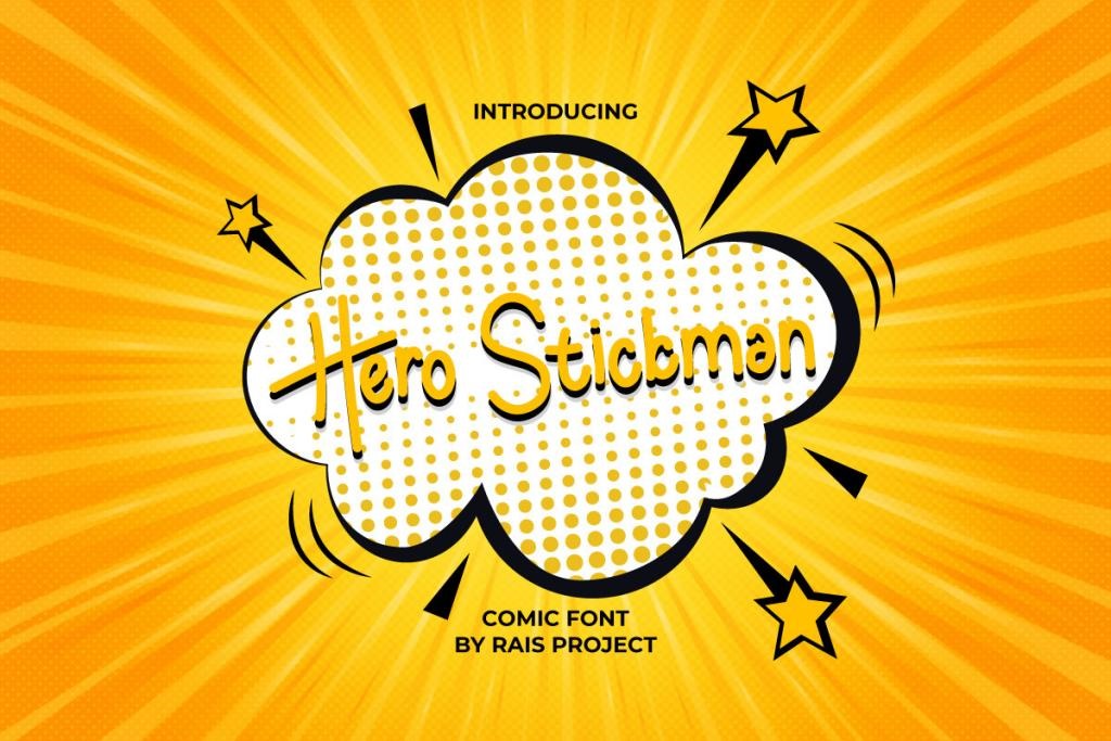 Hero Stickman Demo Font Family