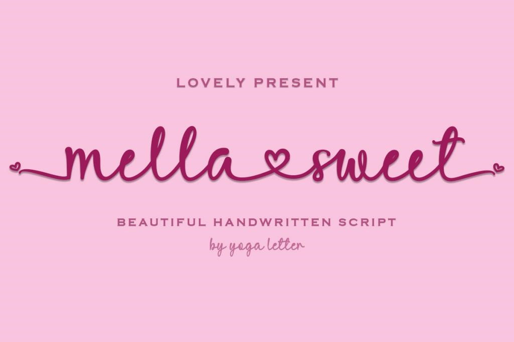 Mella Sweet Font Family