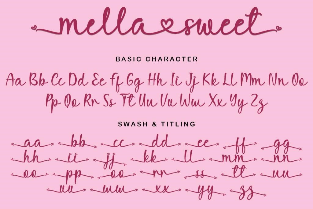 Mella Sweet Font Family