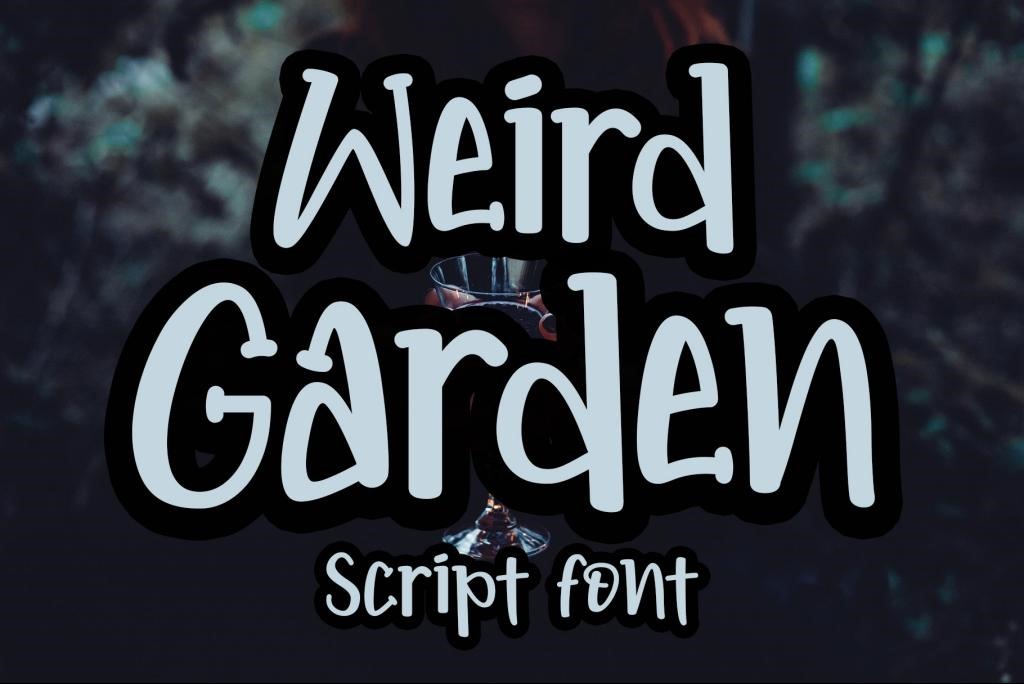 Weird Garden - Personal Use Font