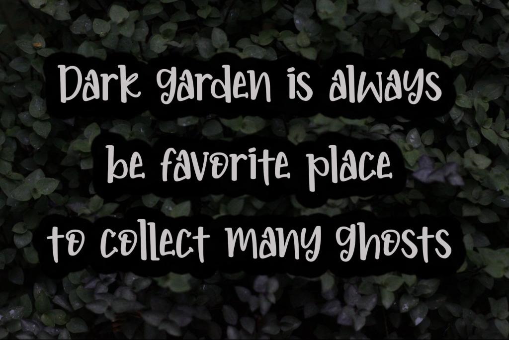 Weird Garden - Personal Use Font